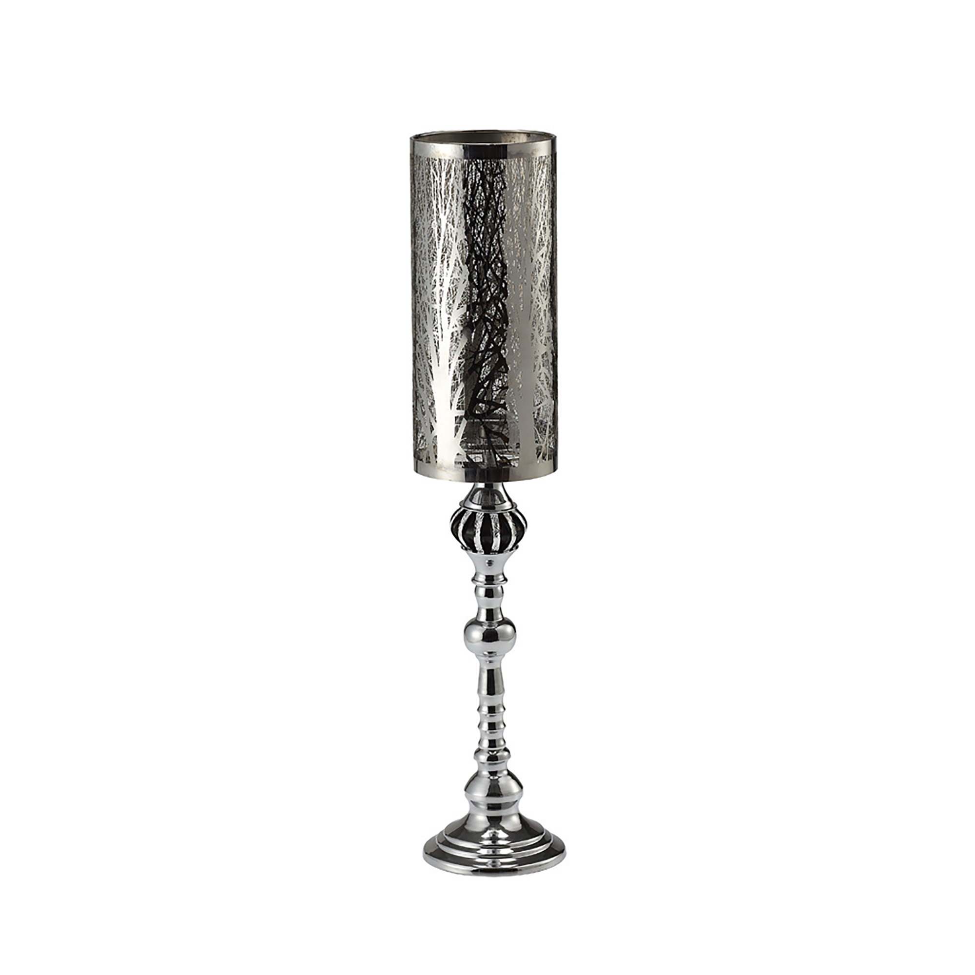 IL70315  Amira Glass Art Candle Holder Tall